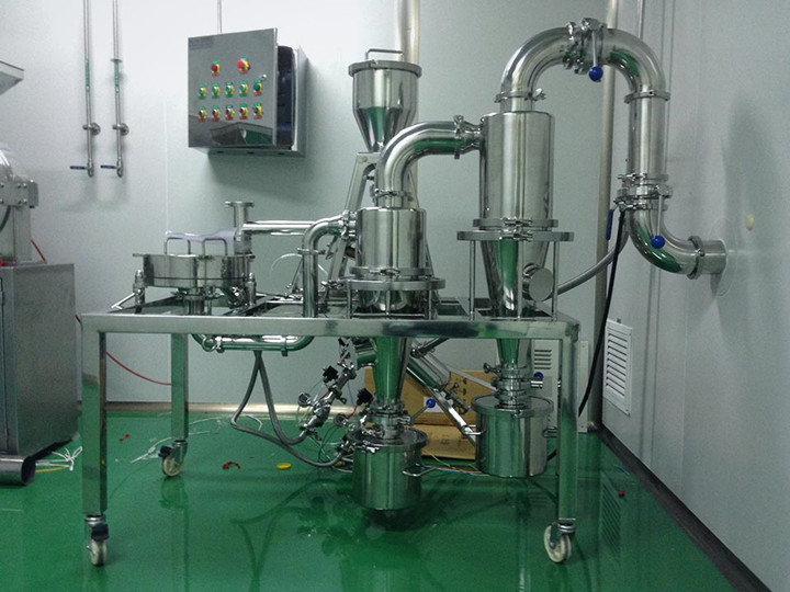 Línea de producción Spiral Jet Mill de API para una empresa farmacéutica