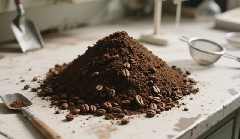 waste coffee ground
