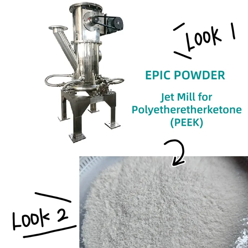 Jet Mill for Polyetheretherketone PEEK